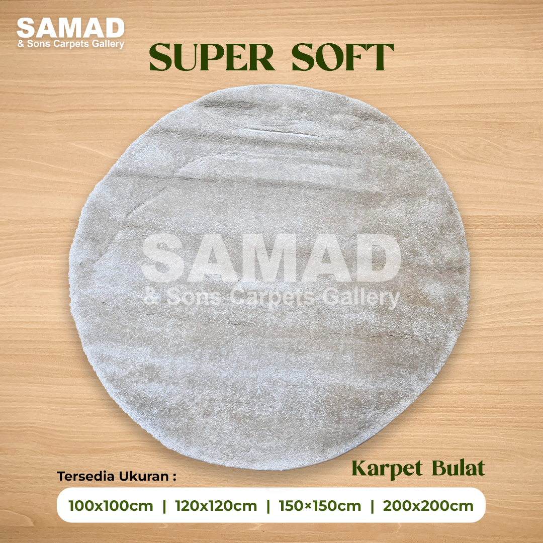Karpet Bulat Super Soft